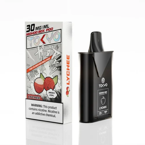 Alternative view of 東京魔盒荔枝口味 電子煙彈 - 感受荔枝那獨特的香甜與微酸，彷彿置身於盛夏的果園中。